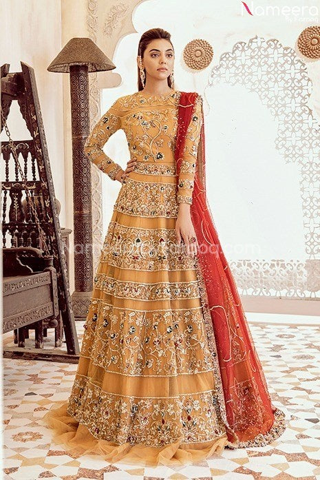Pakistani Lehenga Choli for Bride Online 2021 Overall Look