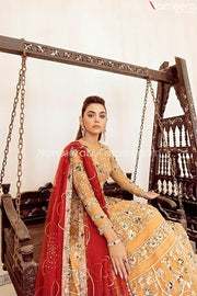 Pakistani Lehenga Choli for Bride Online 2021 Close Up View