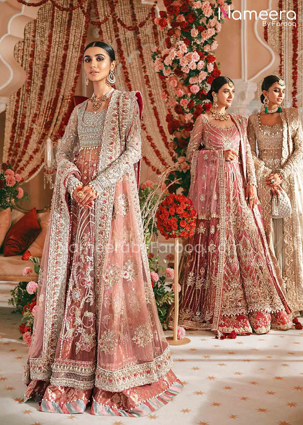 Pakistani Lehenga with Long Kurti