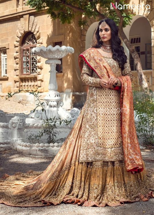 Pakistani Lehenga with Long Shirt