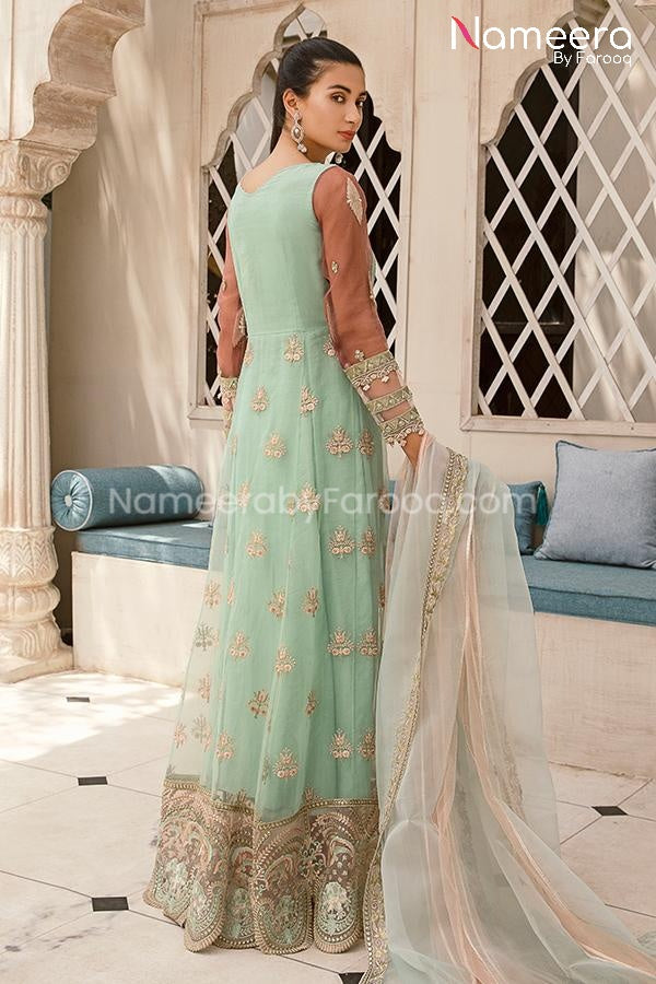Pakistani Long Dresses Party Wear