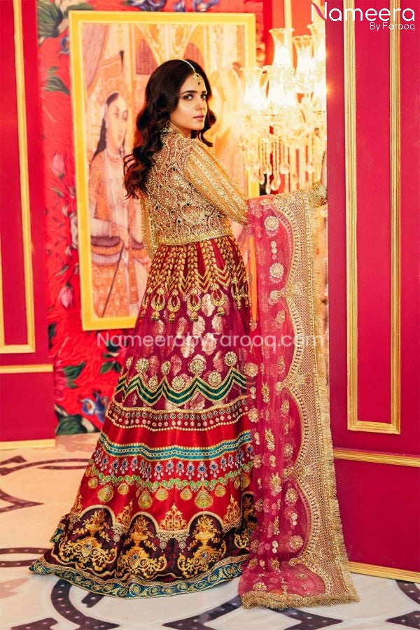 Pakistani Long Dresses for Wedding Party Wear 2021