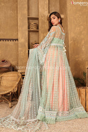 Pakistani Long Shirt Dress for Wedding Party #PR265
