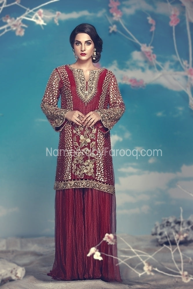 Pakistani Long Shirt and Sharara