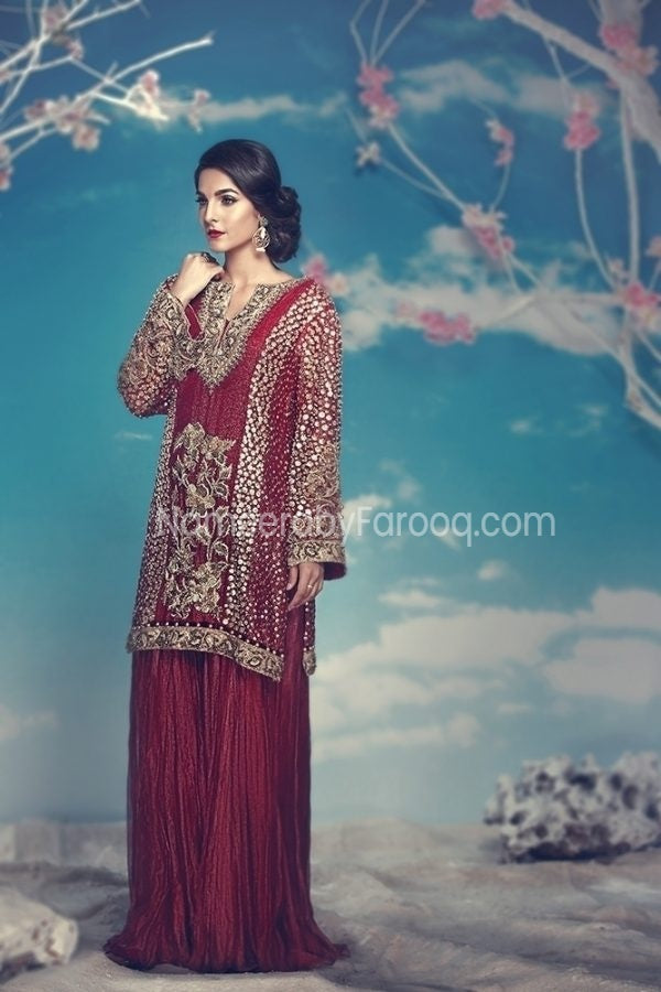 Pakistani Long Shirt and Sharara online