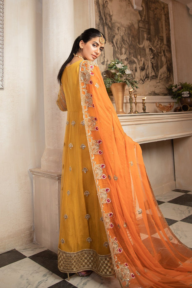 mustard orange dress Simply Lovely Tiered Mini Dress in Mustard XL / Mustard