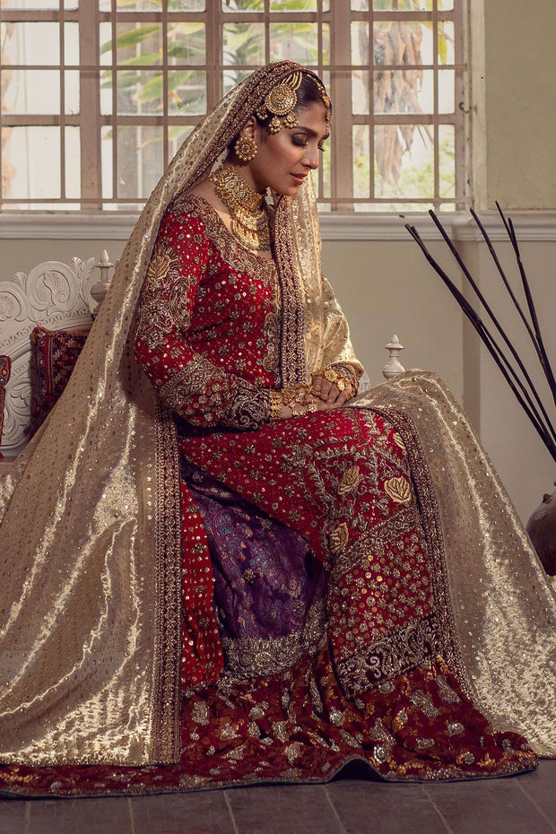 Pakistani Luxury Lehnga Outfit with Embroidery