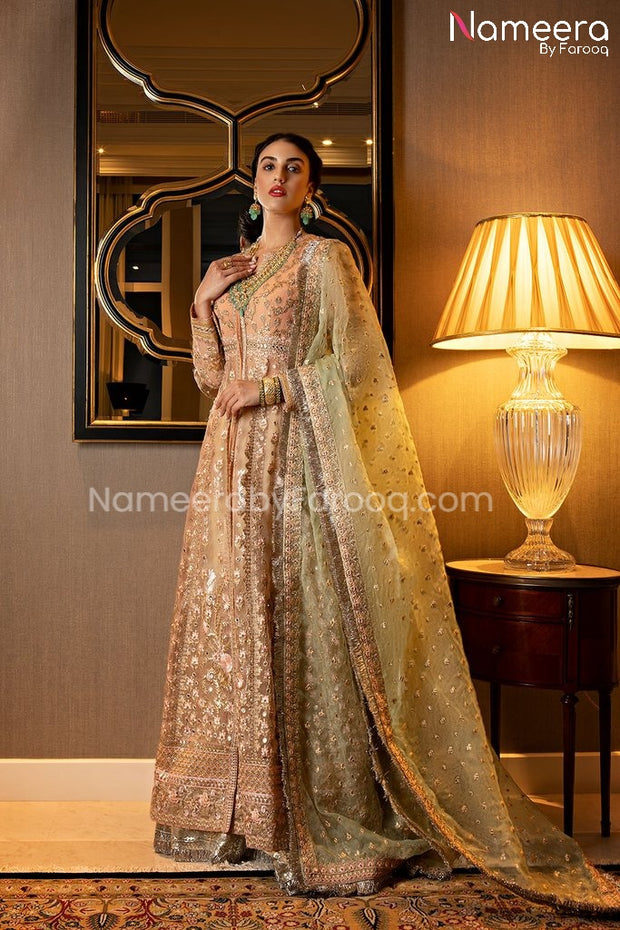 Pakistani Luxury Party Dress for Wedding Online Clear View