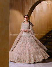  Pakistani Maxi Bridal Dress with Embroidery 