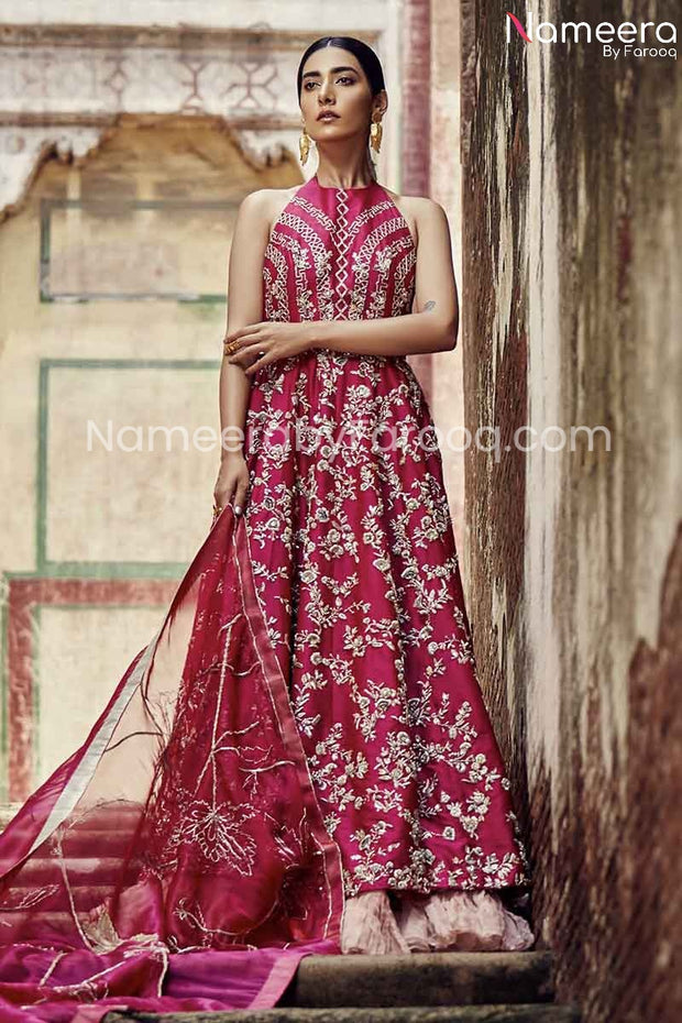 Pakistani Maxi Dress For Wedding Wear 2021