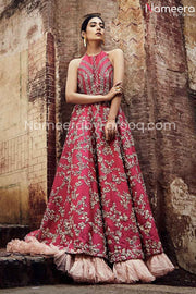 Pakistani Maxi Dress For Wedding Wear