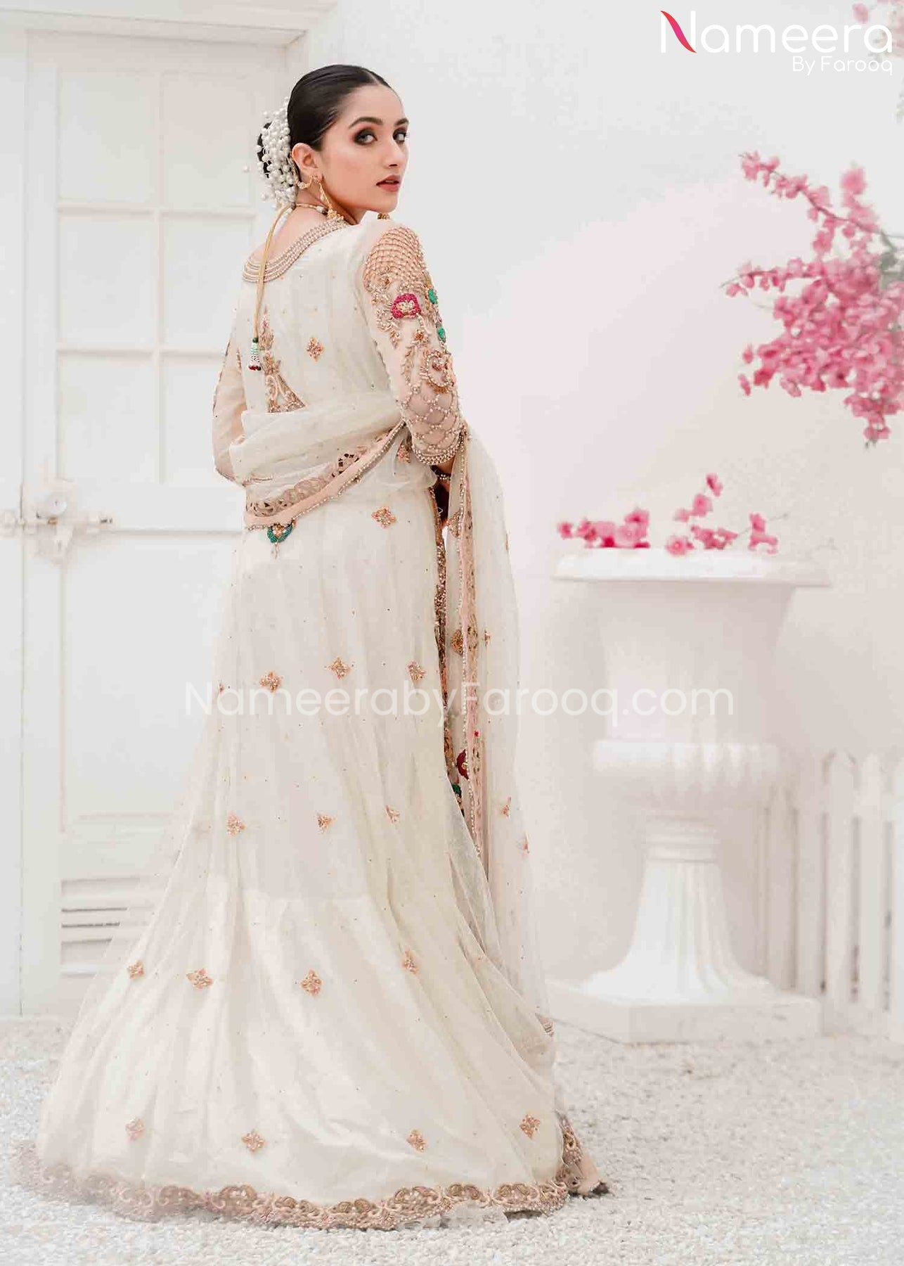 Pakistani Wedding Dress For Bride In Maxi Style Online 2021 Nameera
