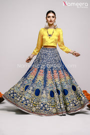 Pakistani Mehendi Lehenga