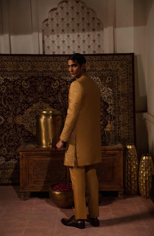 Pakistani Men Sherwani and Trouser Groom Dress