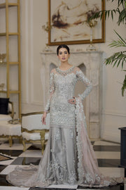Pakistani Net Bridal Lehnga Outfit 