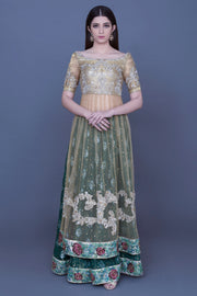 Pakistani  Net Frock for Wedding Party