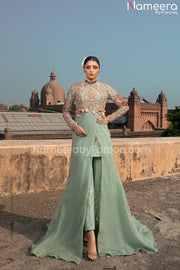 Pakistani Net Gown Dresses