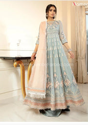 Pakistani New Frock Design for Wedding Party Front Look