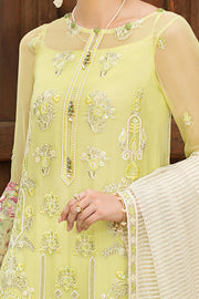 Pakistani Party Dress in Embroidered Kameez Trouser and Dupatta Style in Premium Chiffon Online