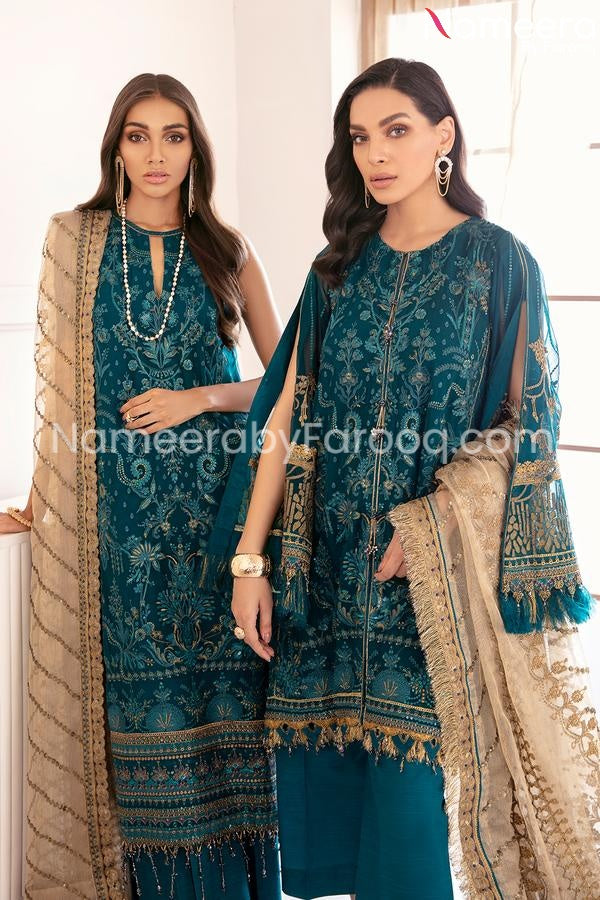 Dark sea green dress