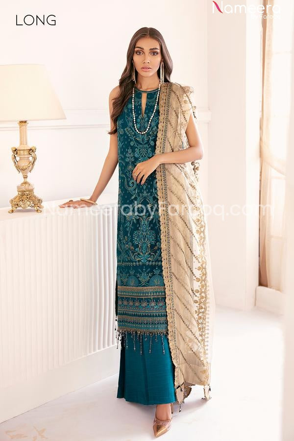Dark sea green dress 2021