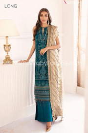 Dark sea green dress 2021
