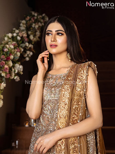 Latest Pakistani Party Wear Dresses Online 2021  Close Up Look