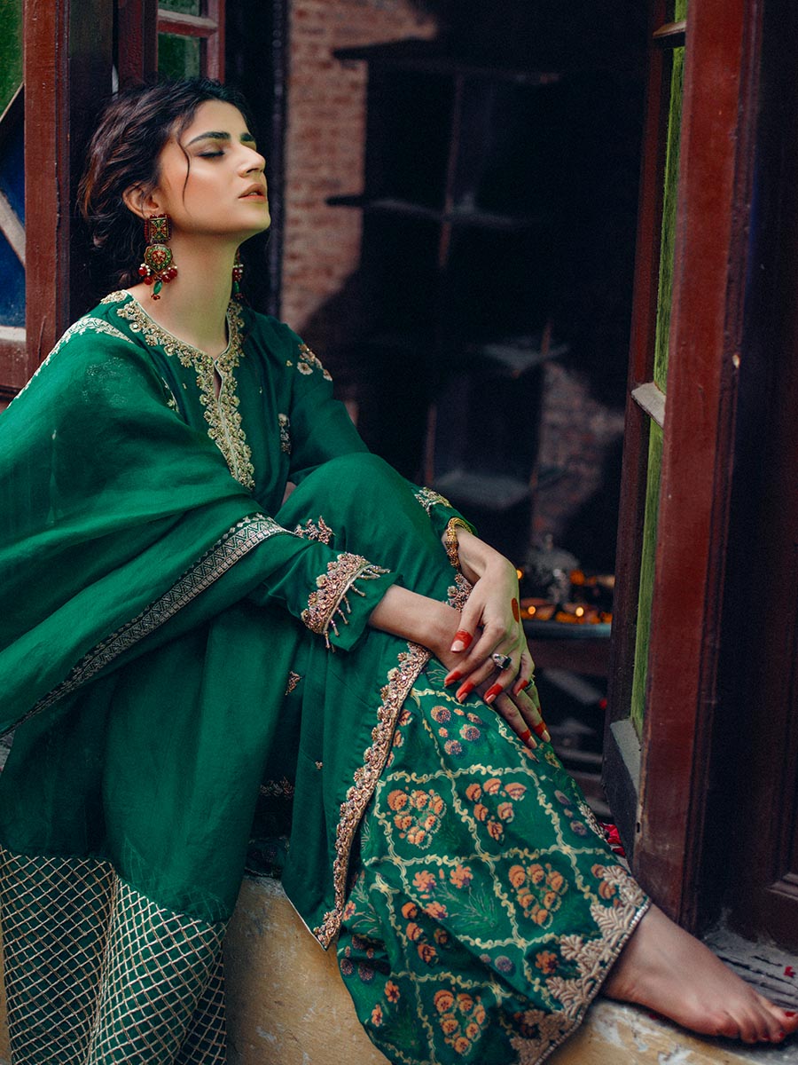 Pakistani Party Wear Organza Salwar Kameez Designs Dress 2022