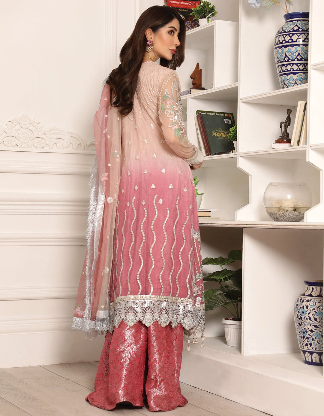 Deepak Perwani Pakistani Party Dress Designer Online 2021 – Nameera by  Farooq