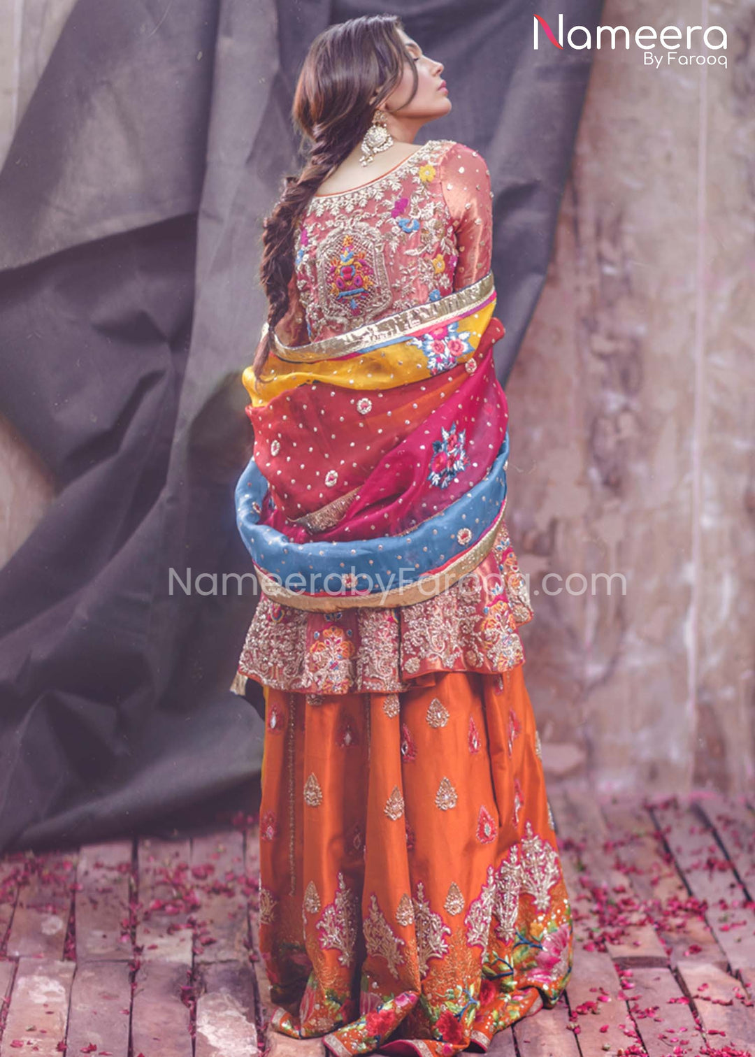 Pakistani Peplum Dress