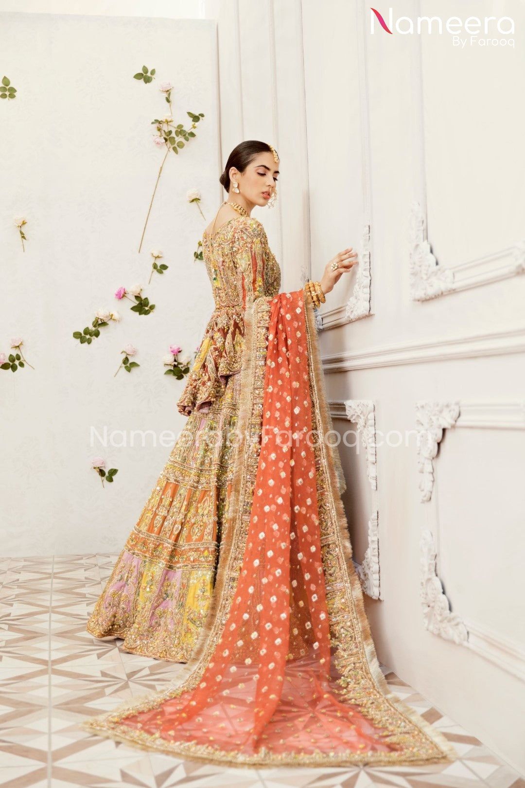 Pakistani Peplum Dress