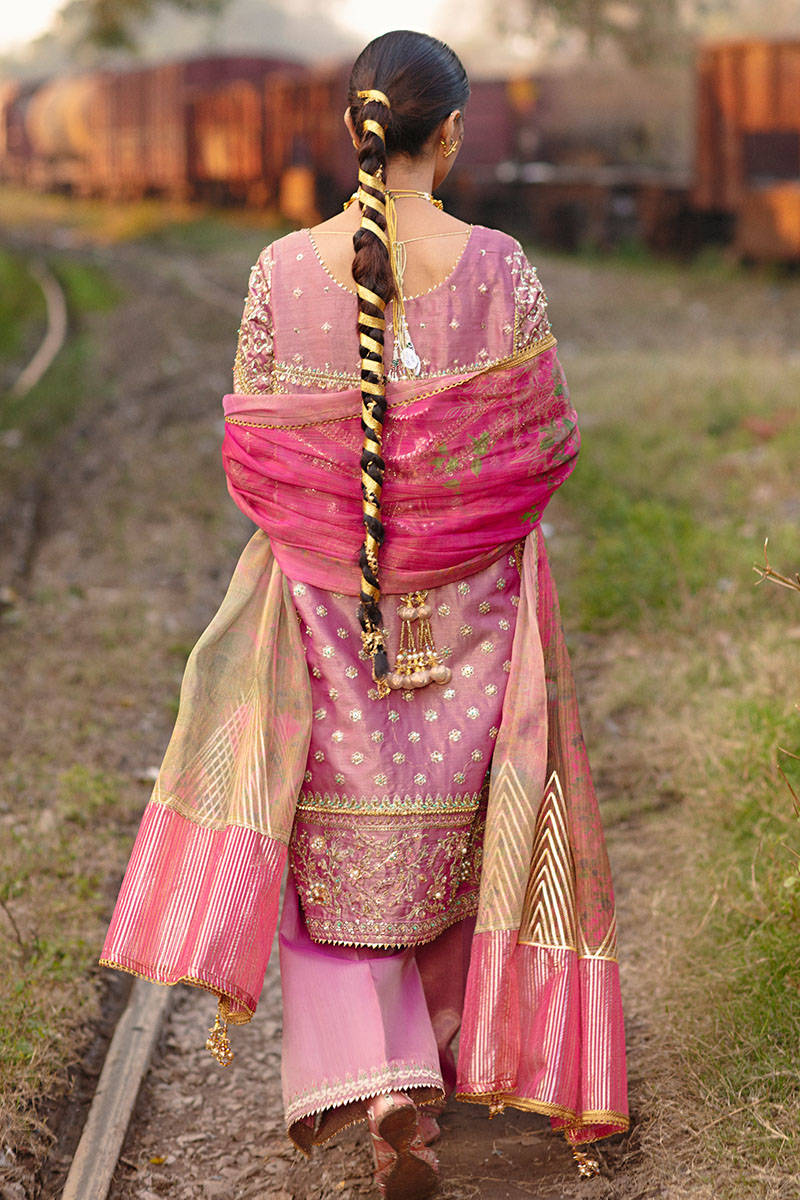 Pakistani Pink Salwar Kameez and Dupatta