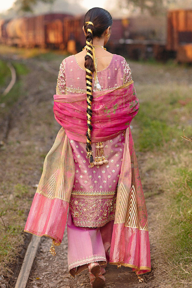 Pakistani Pink Salwar Kameez and Dupatta