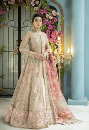 Pakistani Pishwas Dress in Frock Style for Wedding