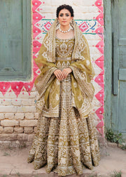 Pakistani Pishwas Frock and Trousers Dress for Wedding