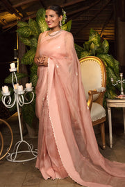 Pakistani Plain Saree For Party 