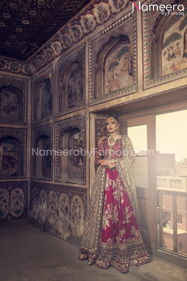 Pakistani Red Bridal Dress