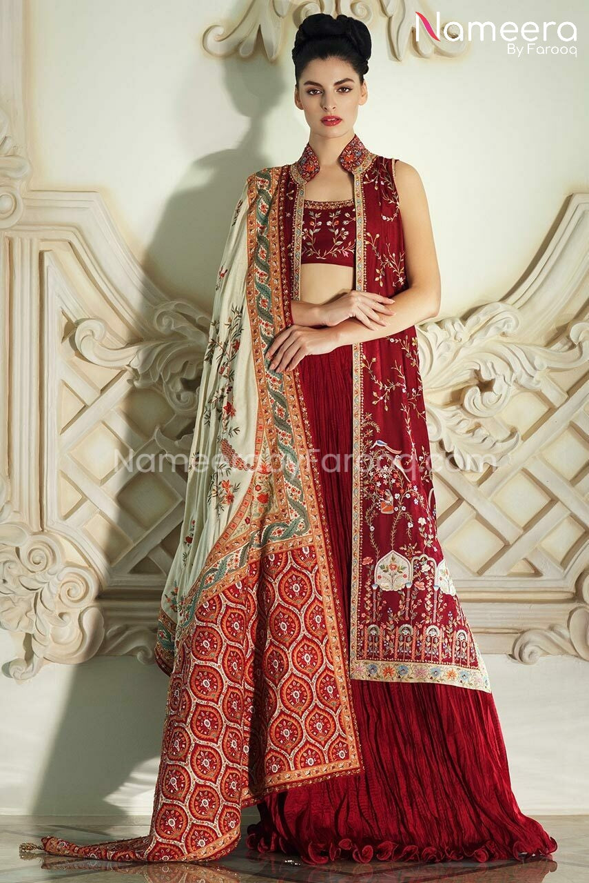 Pakistani Red Bridal Dress