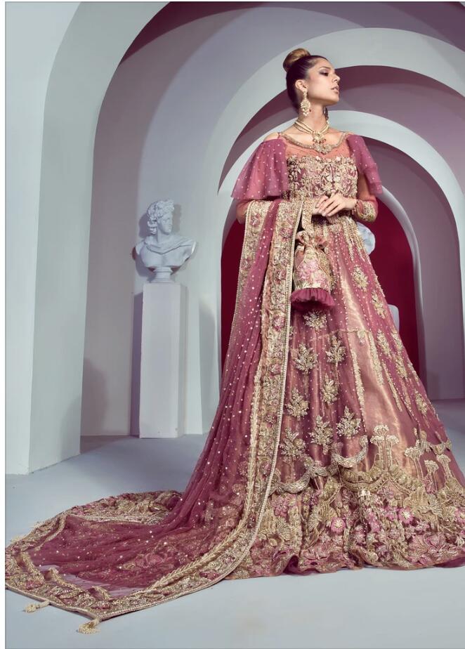 Pakistani Red Bridal Lehnga for Wedding 