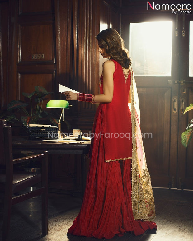 Pakistani Red Dress