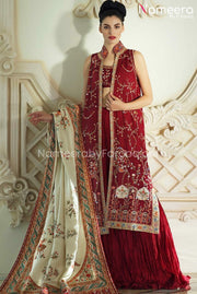 Pakistani Red Dress