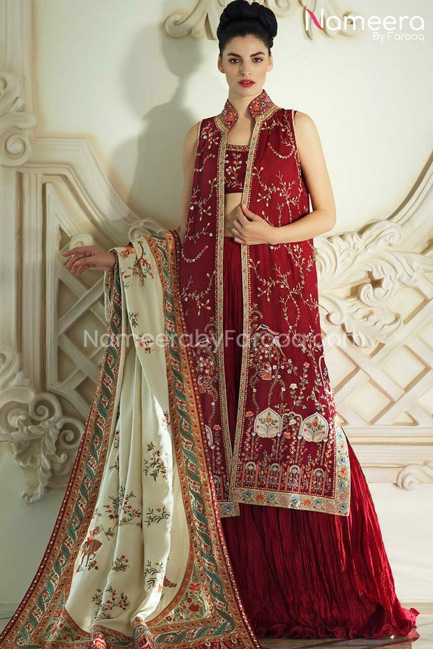 Pakistani Red Dress