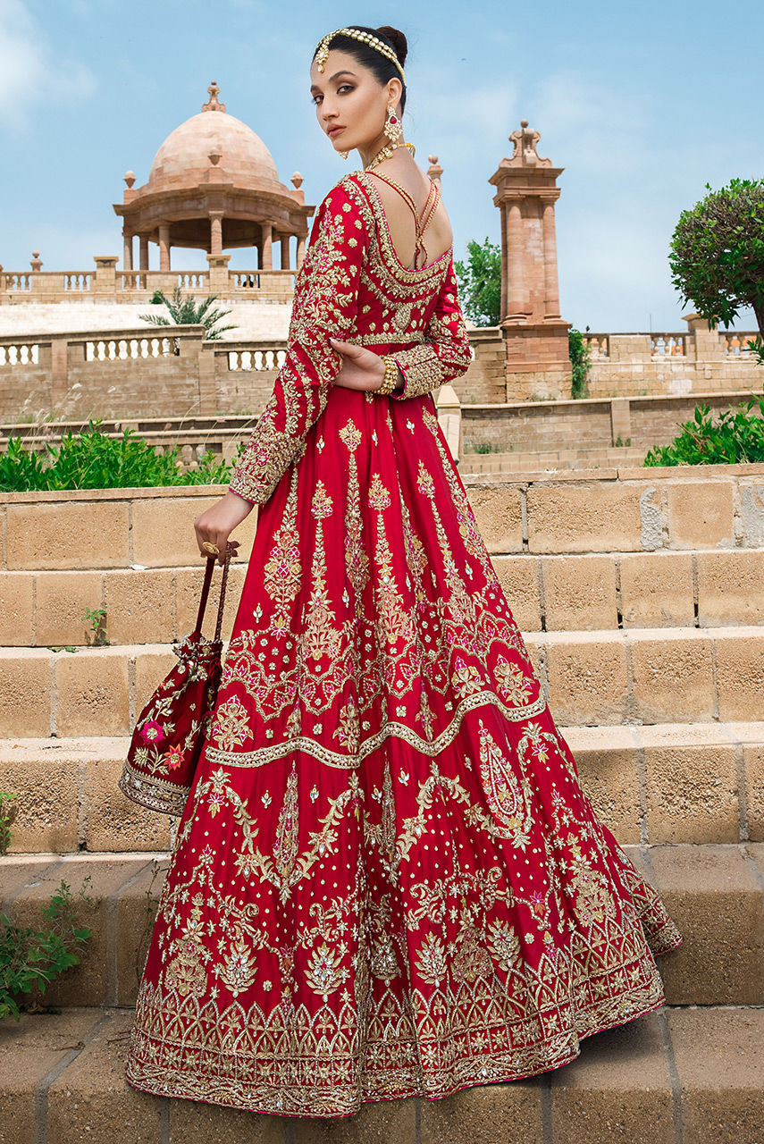 red raw silk dress The Raspberry Red Asymmetric Raw Silk Gown