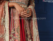 pakistani red lehenga