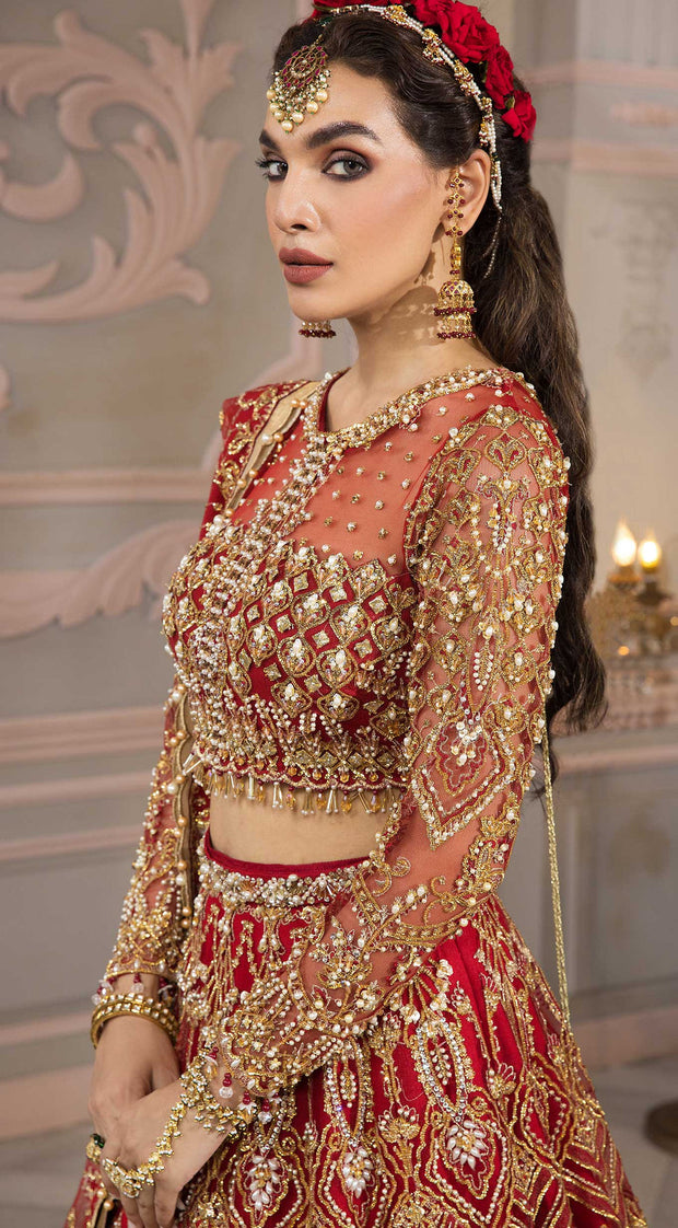 Pakistani Wedding Red Lehenga