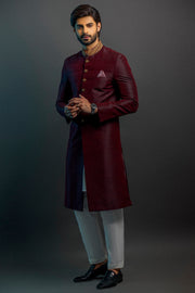 Pakistani Red Sherwani for Dulha Designer Dress