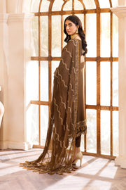 Pakistani Salwar Kameez Latest in Mehndi Color