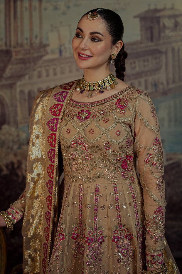 Pakistani Sharara Dress with Traditional Pishwas Frock – Nameera by Farooq