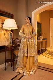 Pakistani Sharara Suit for Mehndi Party Online