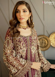 Pakistani Sharara with Shirt for Wedding 2021 Neckline Embroidery